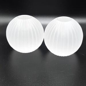 Vintage Sasaki crystal candle holders